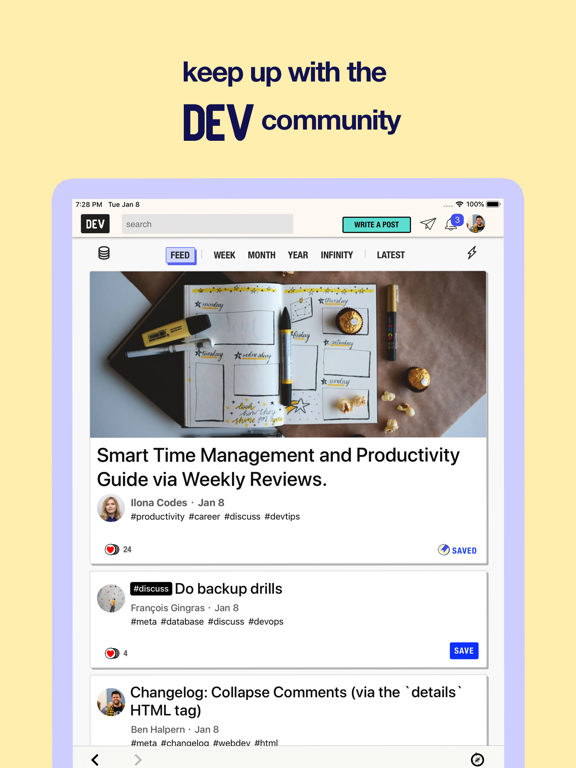 Screenshot #5 pour DEV Community