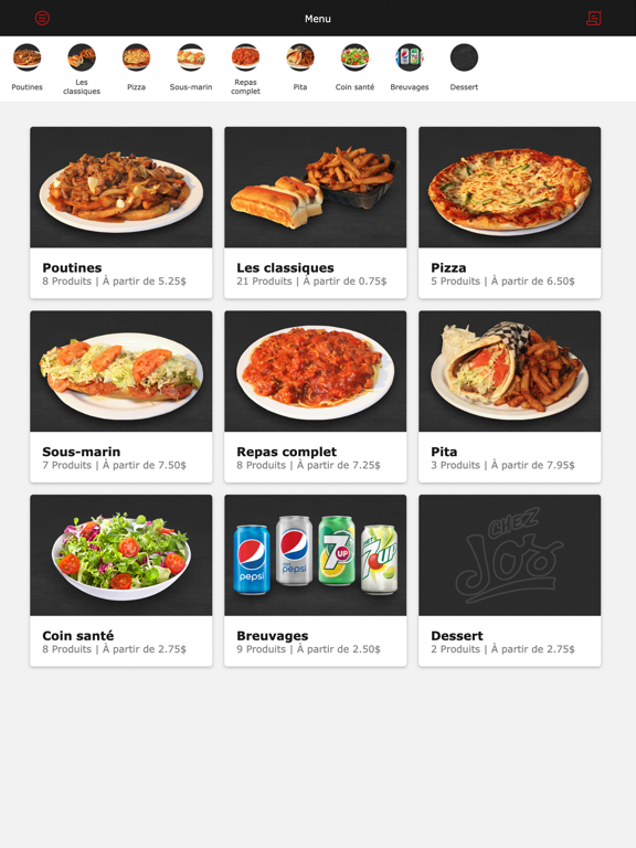 Screenshot #4 pour Cantine Chez Jos