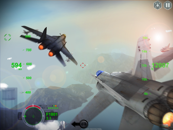 AirFighters Combat Flight Sim iPad app afbeelding 1