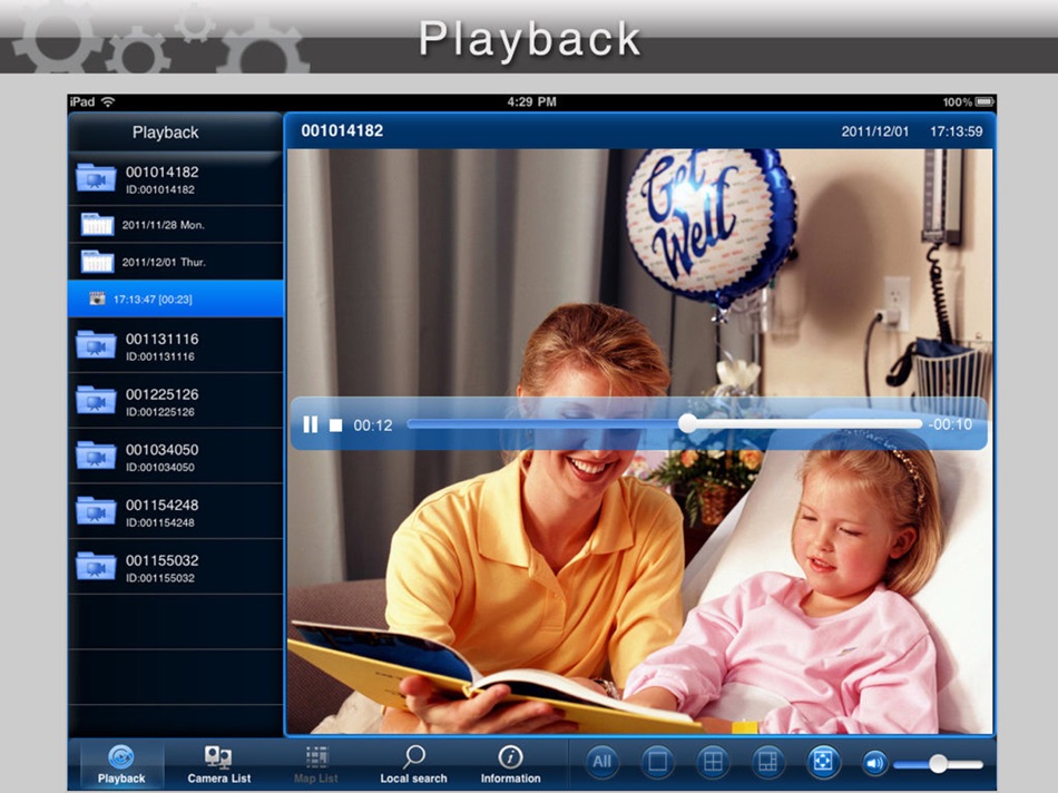 #4. mCamViewHD (iOS) 由: Plug n play IP cameras