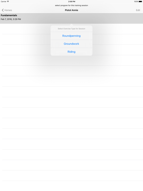 Screenshot #5 pour Nickers Horse Training Logbook