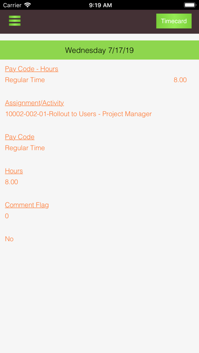 App screenshot