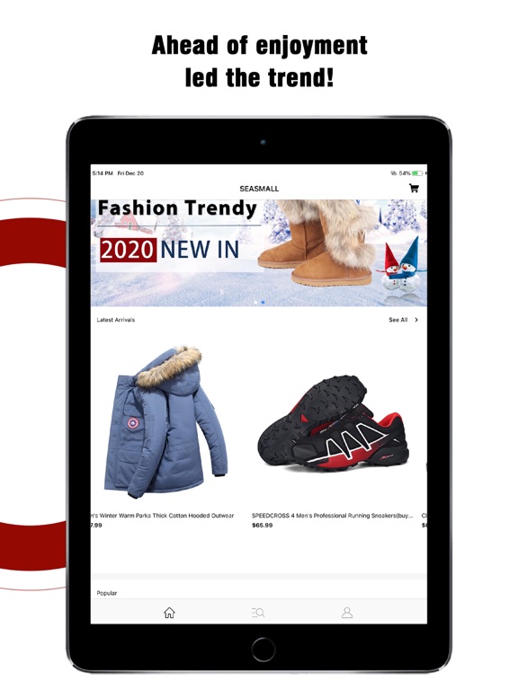 SeasMall: Easy Online Shopping iPad screenshot 1 - Shopping app