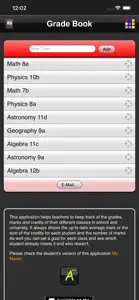 Grade Book screenshot #1 for iPhone