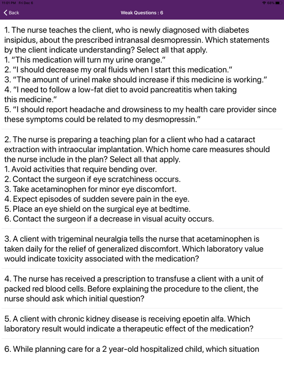 NCLEX RN Ultimate Exam Prep iPad screenshot