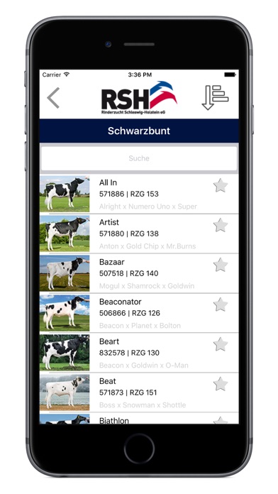 RSH-App Screenshot