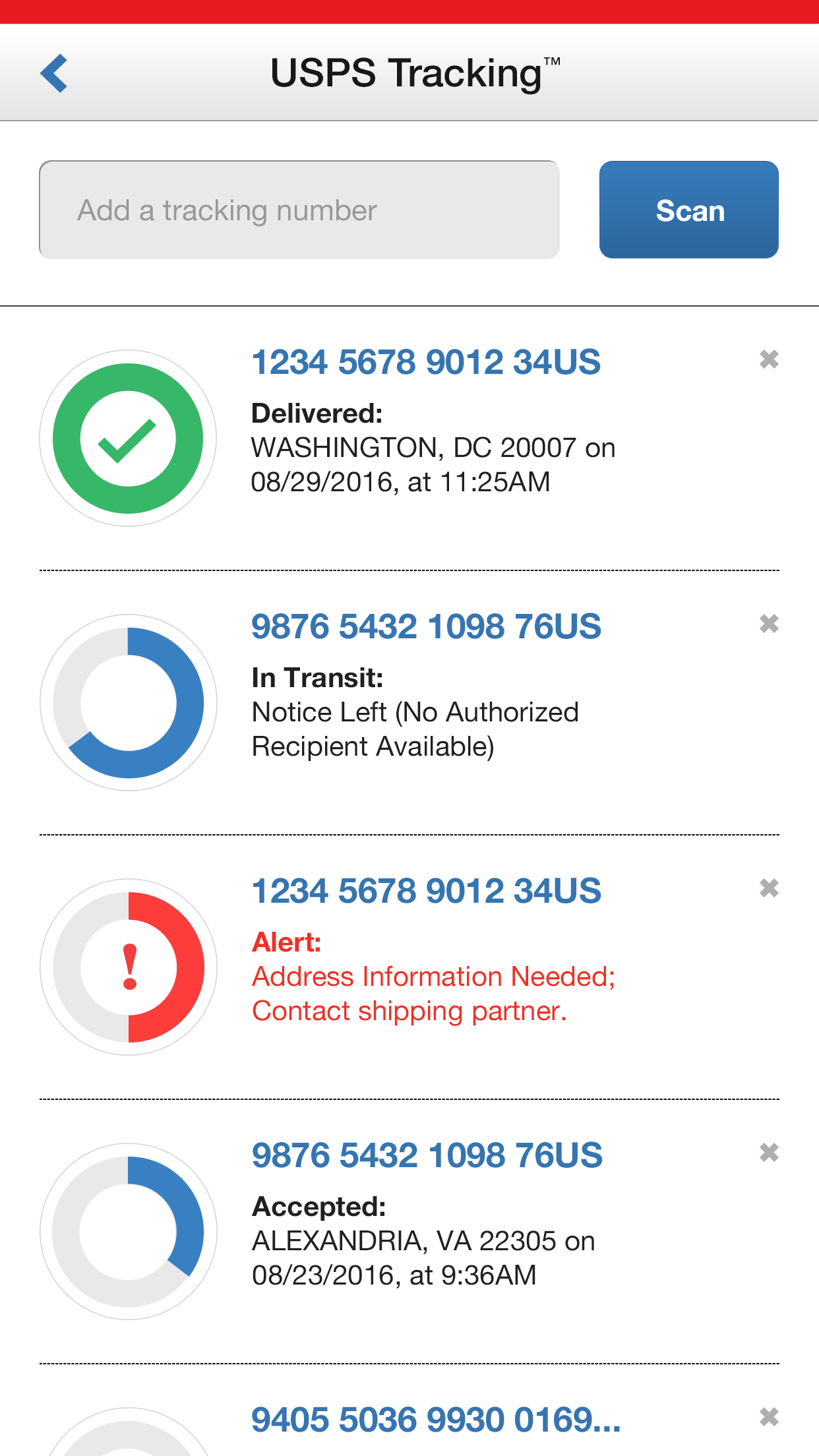 USPS Mobile® screenshot 2