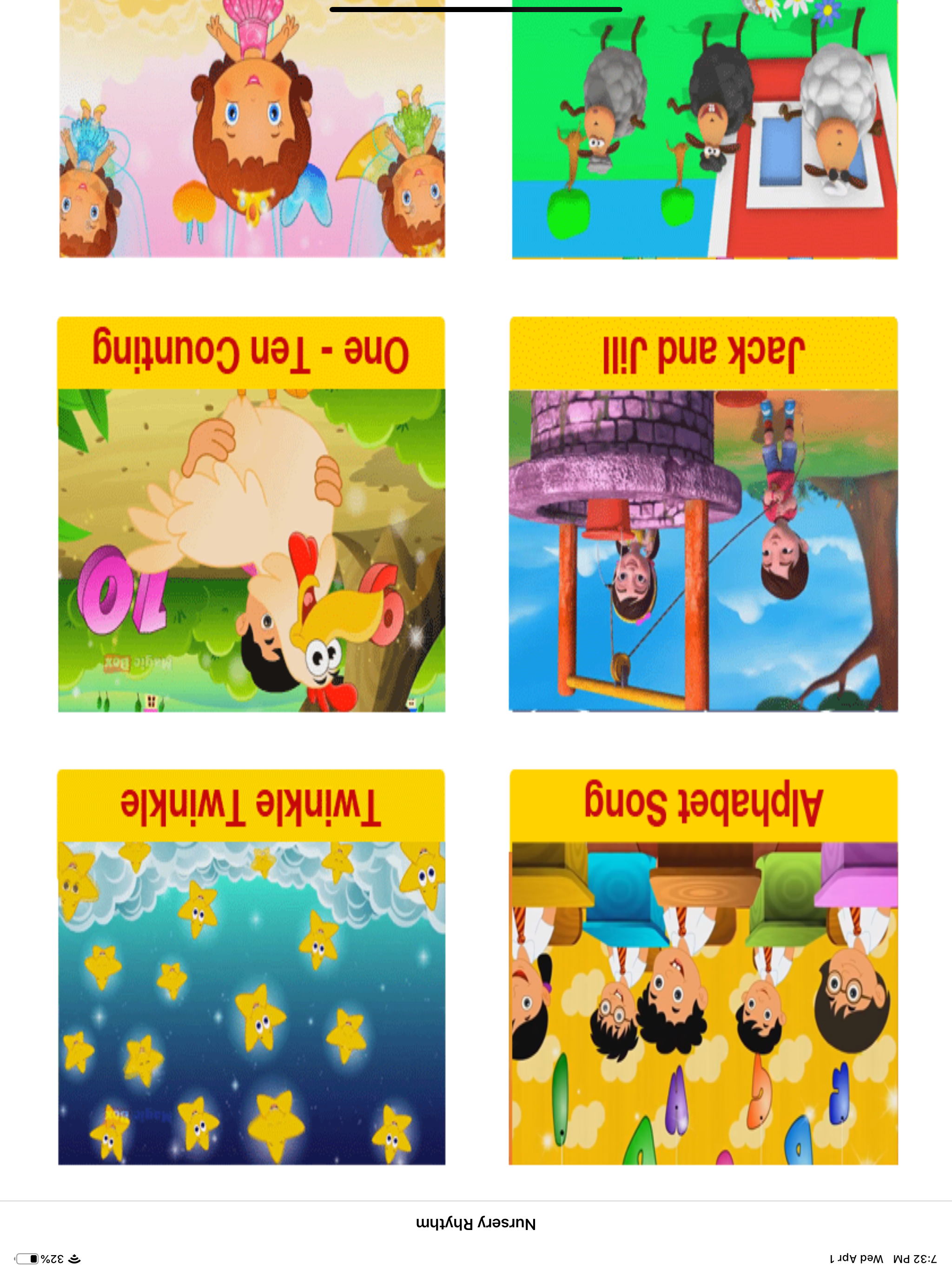 Nursery rhymes for toddlers.