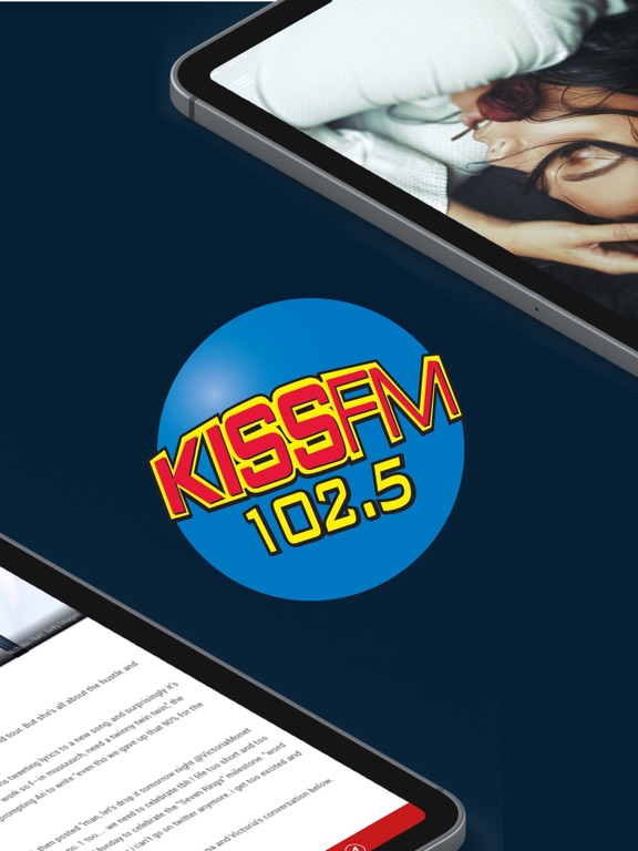 102.5 Kiss FM - All The Hits iPad screenshot 2 - Music app