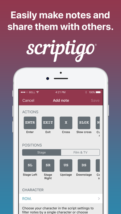 Screenshot #3 pour Scriptigo Script Reader