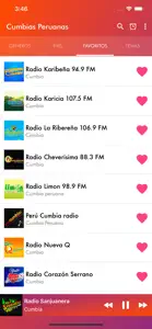 Cumbias Peruanas Radio screenshot #3 for iPhone