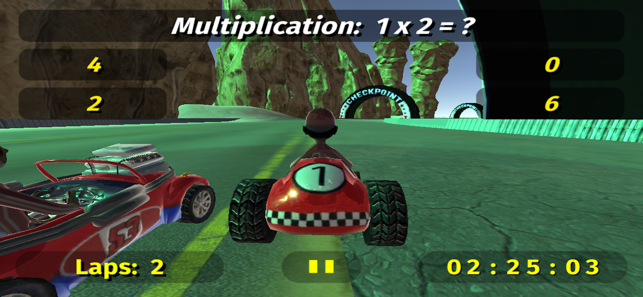 ‎Math Racing 2 Pro Screenshot