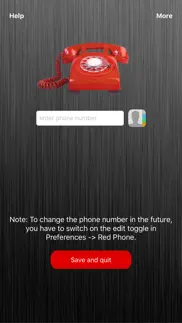 red phone iphone screenshot 1