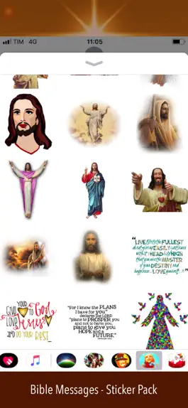 Game screenshot Bible Messages - Sticker Pack hack