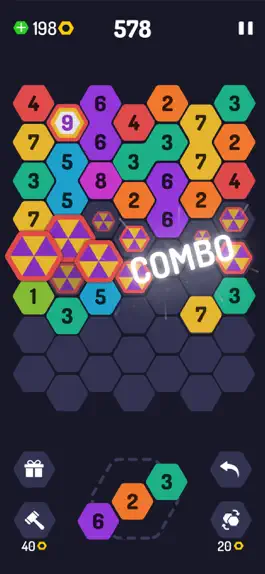 Game screenshot UP 9 - Hexa Puzzle! hack