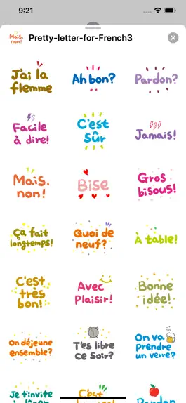 Game screenshot Pretty letter for French3 hack