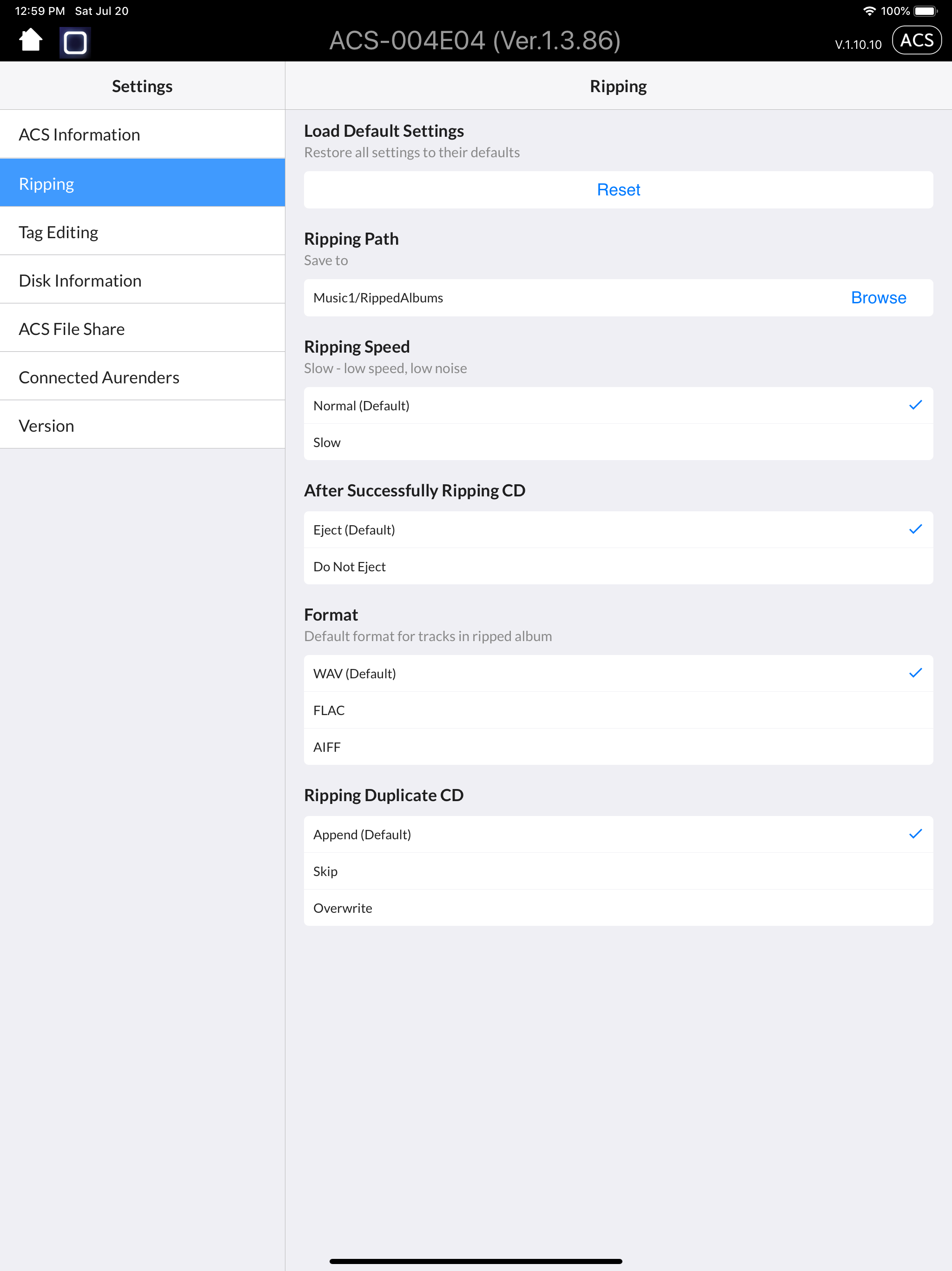 ACS Manager screenshot 9