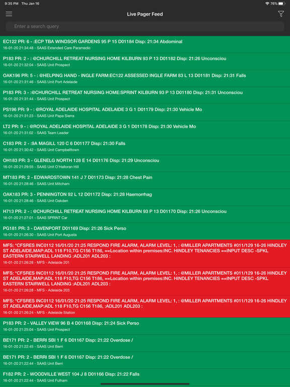CFSScan iPad screenshot 2 - News app