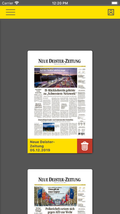 Neue Deister-Zeitung E-Paper Screenshot