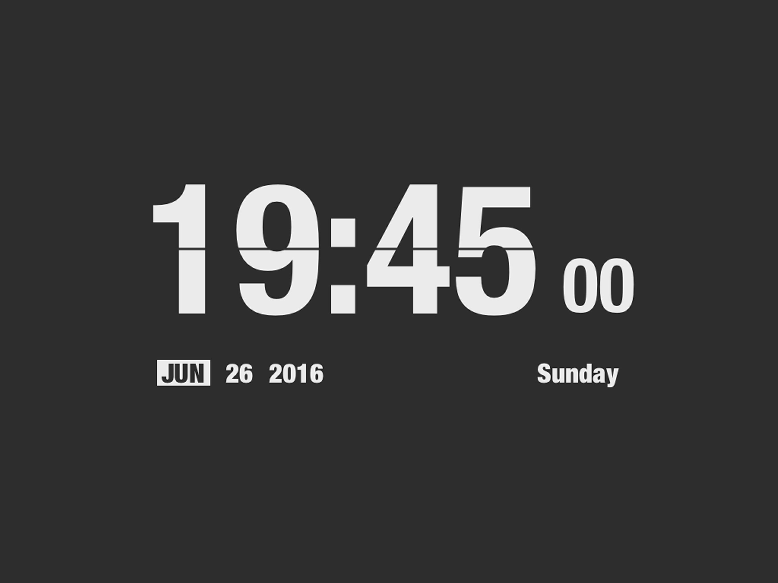 A Nice Morphing Clock for Me