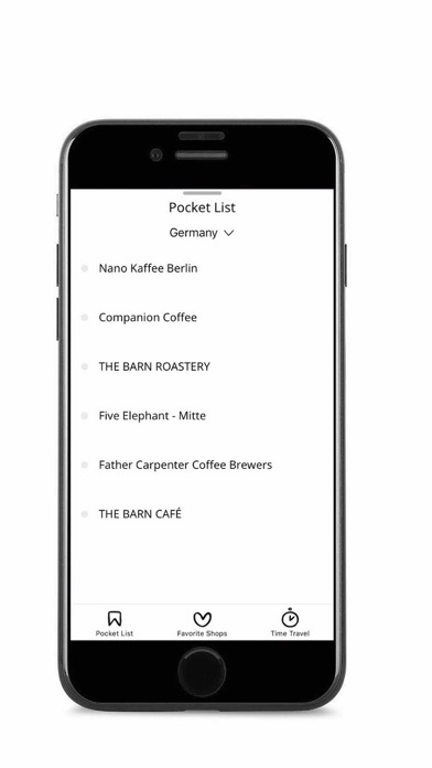 SiP coffee finder screenshot1