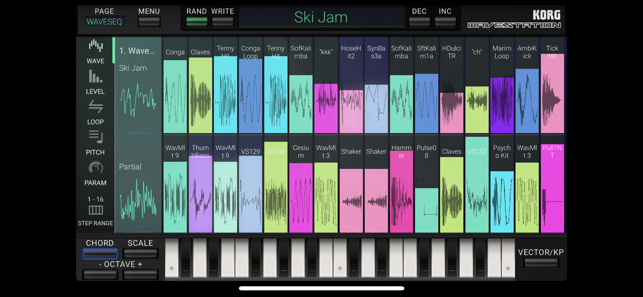 KORG iWAVESTATION スクリーンショット