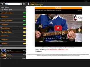 Screenshot 1 Letras y Acordes de Guitarra iphone