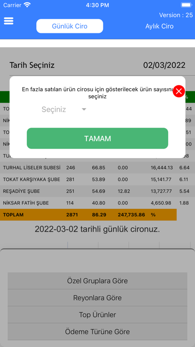OMEGA Mobil Ciro Screenshot