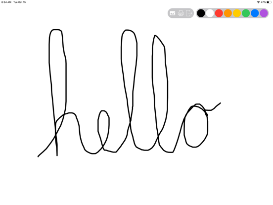 Screenshot #4 pour Whiteboard: just draw together