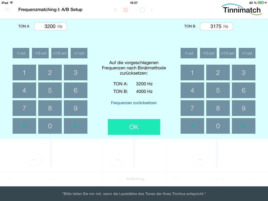 Tinnimatch - Tinnitus-Matching screenshot 3