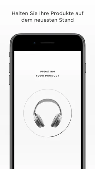 Screenshot von Bose Connect auf dem iPhone 1