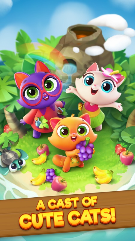 Tropicats: Match 3 Puzzle Game screenshot 5