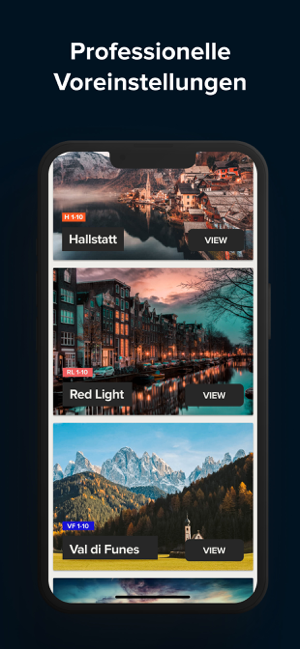 ‎Presets Lightroom Effekte App Screenshot