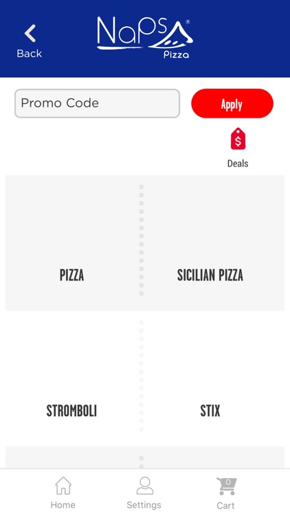 Naps Pizza App