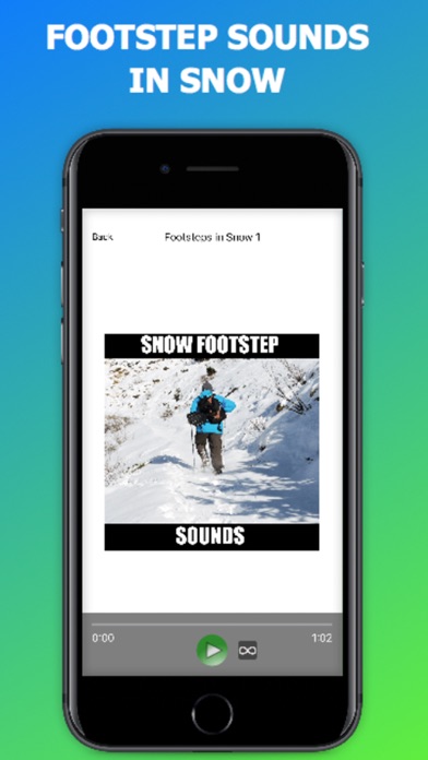 Screenshot #3 pour Footstep Sounds in Snow