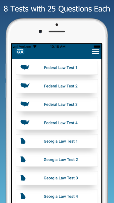 How to cancel & delete MPJE Georgia Test Prep from iphone & ipad 2