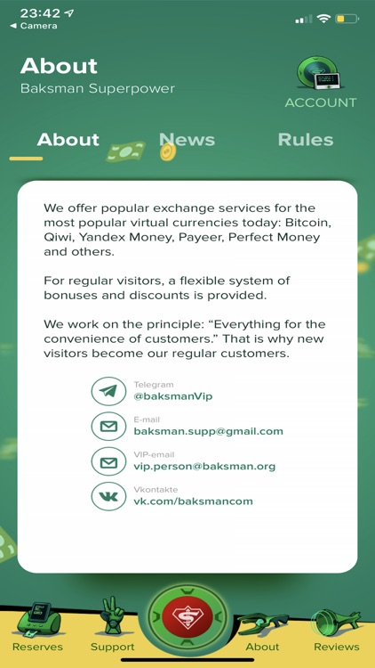 Baksman – buy Bitcoin screenshot-3