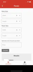 Patio Calculator Plus screenshot #2 for iPhone