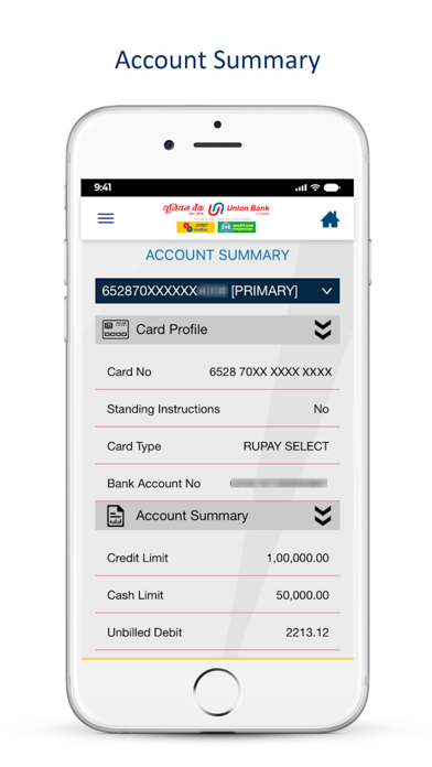 Screenshot #1 pour Union Credit Card
