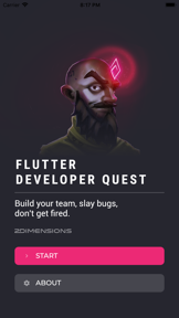 Flutter Developer Quest screenshot