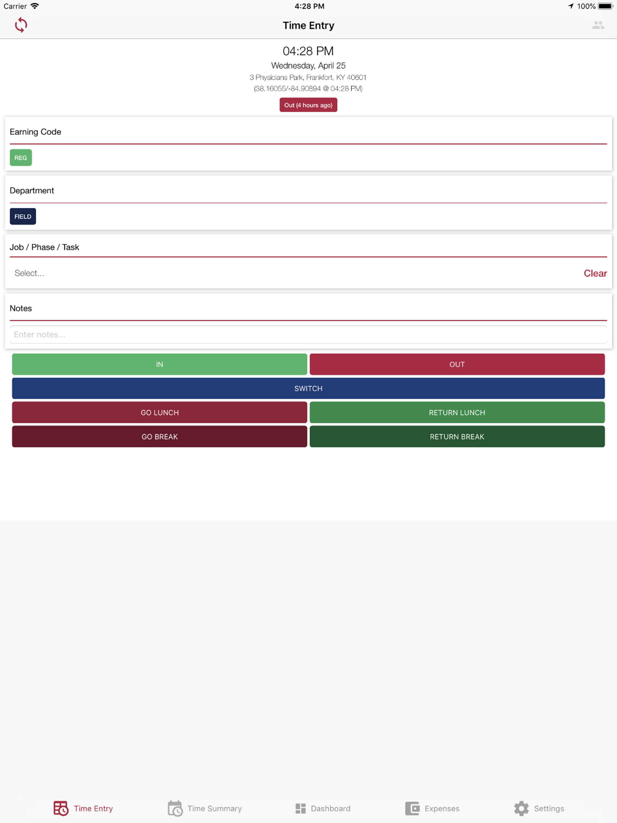 On-Time Web Mobile screenshot 5