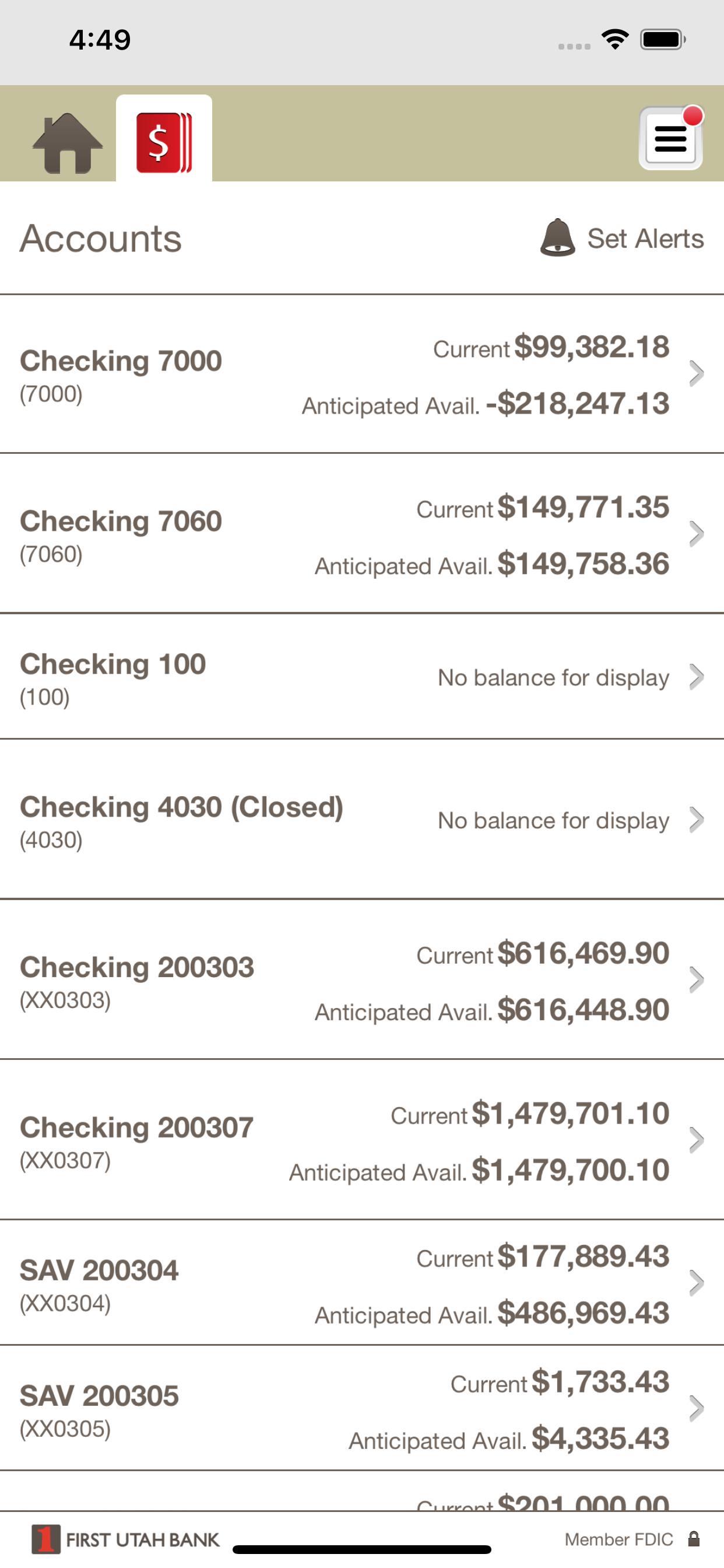 First Utah Bank TM Mobile screenshot 4