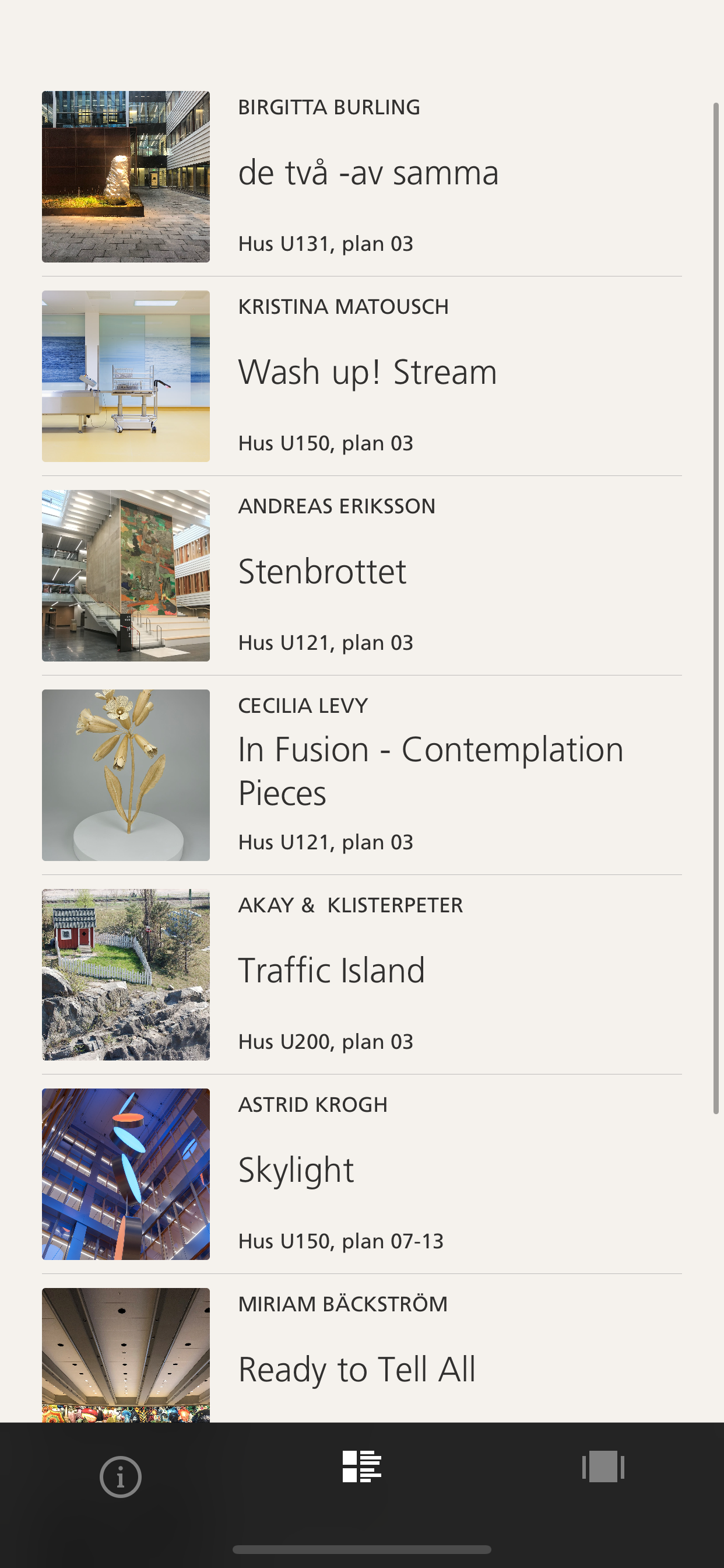 Konstguiden screenshot 4