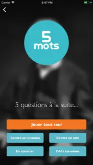 un mot un jour iPhone Captures Décran 1