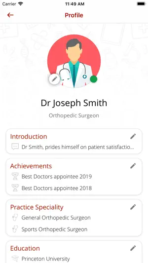 Ortho Care on Demand Provider screenshot 3