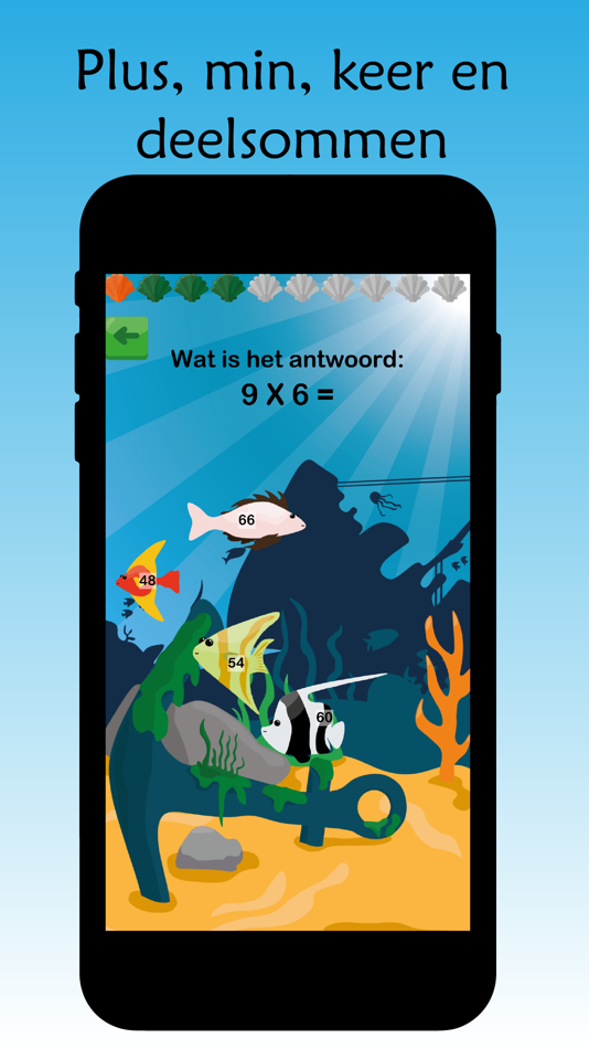 #4. Fish math assignments (iOS) Podle: Dennis van Duin