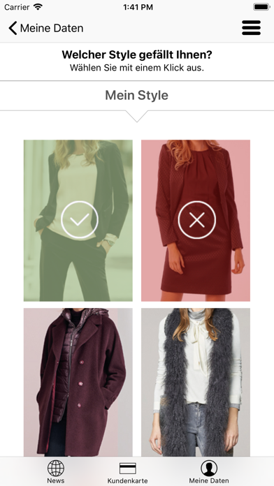 Modehaus Weingarten Screenshot