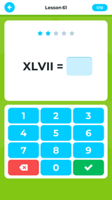 Roman Numerals & Numbers screenshot