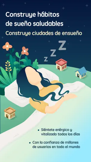 Captura de pantalla de SleepTown en iPhone 1