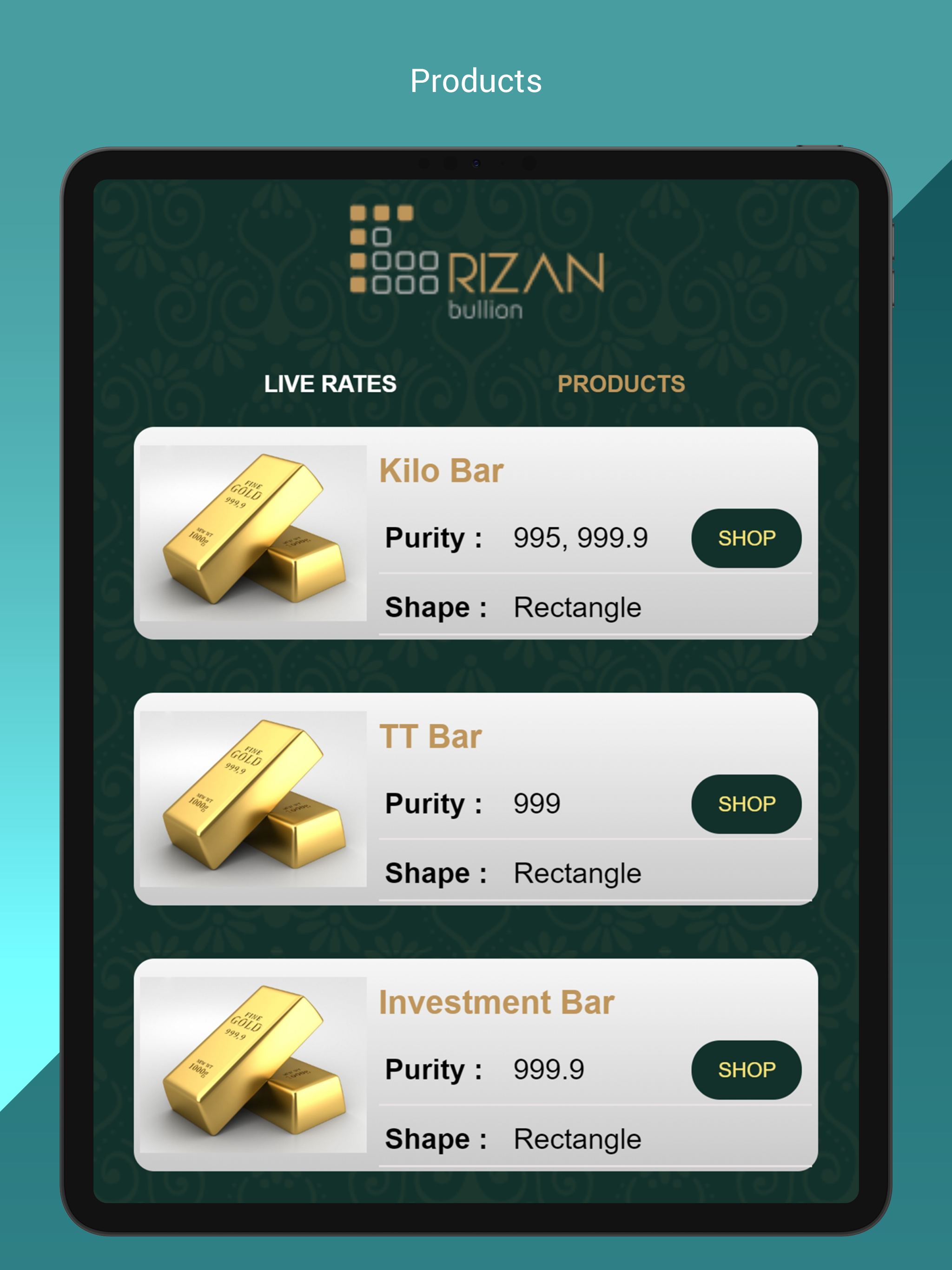 Rizan Bullion screenshot 6